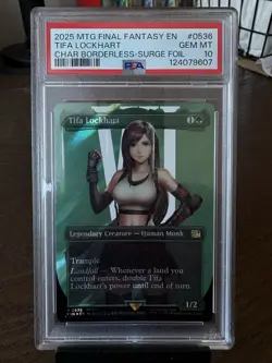 2025 MTG Final Fantasy EN Tifa Lockhart Surge #536 - PSA 10 - Image 1