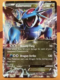 Pokemon Card - Salamance EX - Premium Collection (XY170) Black Star Promo *LP* - Image 1