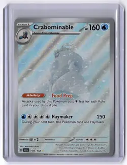 Crabominable - 149/142 Illustration Rare Holo NM Pokemon SV07: Stellar Crown - Image 1
