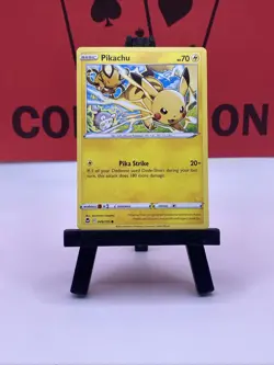 Pikachu 049/195 Swsh12: Sword & Shield Pokemon TCG Regular Common 2022 VLP - Image 2