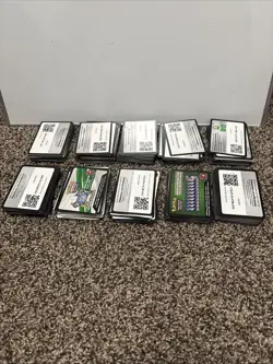 POKEMON TCG Online Code Cards (500 Count Random Assortment NOT USED) - Image 1