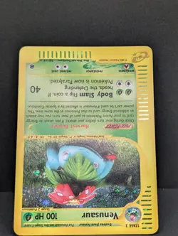 Venusaur 030/165 Expedition Base Set Holo Rare Pokemon TCG Nintendo e-reader NM - Image 4
