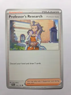 Professor's Research 155/159 Sv09: Journey Together Non Holo Pokemon Tcg Nm - Image 1