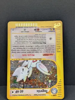 Togetic H27/H32 Aquapolis Holo Ultra Rare Pokemon TCG Nintendo Togepi MP+ - Image 4