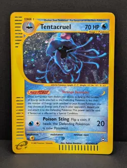 Tentacruel H26/H32 Aquapolis Holo Rare Pokemon TCG Nintendo e-reader LP - Image 1