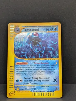 Tentacruel H26/H32 Aquapolis Holo Rare Pokemon TCG Nintendo e-reader LP - Image 3
