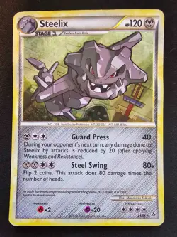 Steelix 24/95 - Unleashed - Cosmos Holo - SWIRL - Pokemon TCG - LP - Image 1