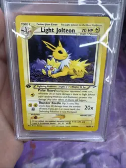 Pokemon 2002 Light Jolteon #48 Neo Destiny 1st Edition PSA 9 - Image 2