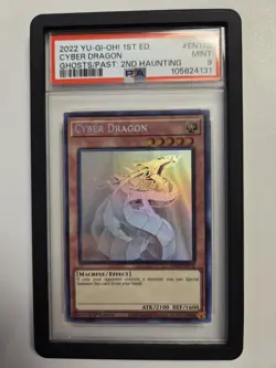 Cyber Dragon GFP2-EN178 PSA 9 Ghost Rare Yugioh 1st Edition Ghosts From the Past - Image 1