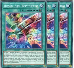 yugioh 3x Theorealisier-Ubersteuerung DOOD-DE059 COMMON 1AUFLAGE DEUTSCH - Image 1