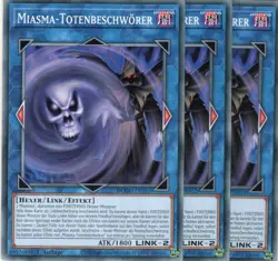 yugioh 3x Miasma-Totenbeschworer DOOD-DE052 COMMON 1AUFLAGE DEUTSCH - Image 1