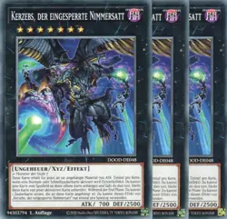yugioh 3x Kerzebs der eingesperrte Nimmersatt DOOD-DE048 COMMON 1AUFLAGE DEUTSCH - Image 1
