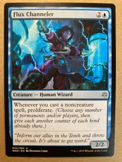 MTG 1x Flux Channeler War of the Spark Modern Magic the Gathering Card x1 NM - Image 1