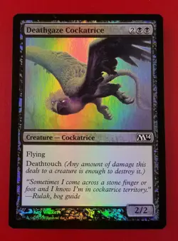 1x Deathgaze Cockatrice | FOIL | M14 Magic 2014 | MTG Magic Cards - Image 1