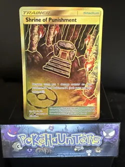 Pokemon Card Shrine of Punishment SV90/SV94 Hidden Fates Gold Secret Rare NM - Image 1