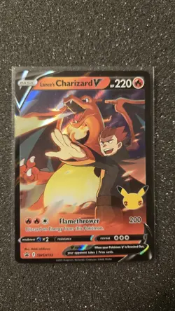 Lances Charizard V SWSH133 NM Promo Rare Normal Sized Pokemon Card - Image 1