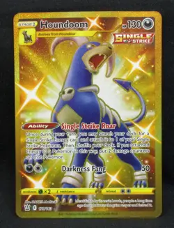 HOUNDOOM Pokemon TCG Card SWSH05 Battle Styles 179/163 SECRET RARE NM - Image 1