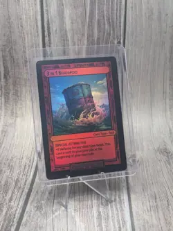 3 in 1 Shampoo Holo Card - Court of Chaos - Rare Holographic Divorced Dads... - Image 1
