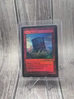 3 in 1 Shampoo Holo Card - Court of Chaos - Rare Holographic Divorced Dads... - Image 2