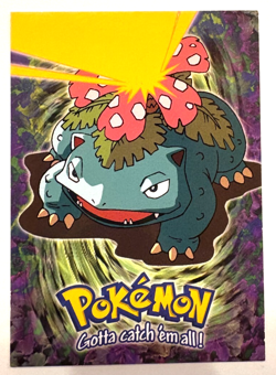 1999 Topps Pokemon #03 Venusaur Movie Card E3 Blue Topps Logo Ed Never Played - Image 1