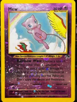 Pokemon TCG Mew Southern Islands Reverse Holo Card NM-Mint Condition - Image 1