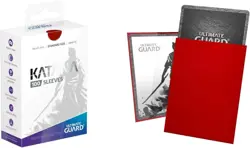 100 ULTIMATE GUARD KATANA RED STANDARD SIZE Card SLEEVES Deck Protectors japan - Image 1