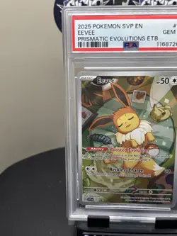 2025 Pokemon Eevee 173 Sv: Scarlet & Violet Promo Cards Holo PSA 10 Gem Mint - Image 3