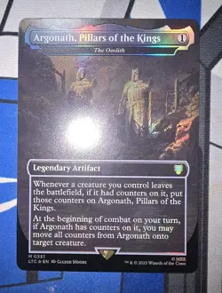 MTG - LTC - Argonath, Pillars of the Kings - The Ozolith #0351 - Near Mint Foil - Image 1