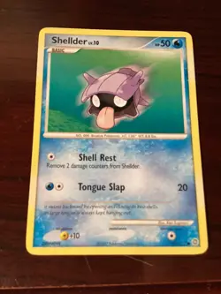Pokemon Secret Wonders Common Card - Shellder 105/132 LP 2007 - Image 1