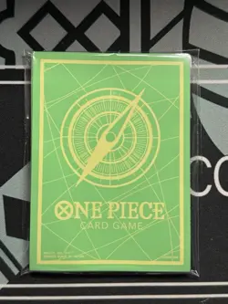 One Piece Card Game Sleeves x10 Don Set Green Yellow - Image 1