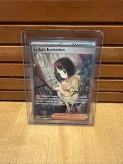 Pokemon TCG Erika's Invitation Holo Special Illustration Card SV-151 203/165 - Image 1