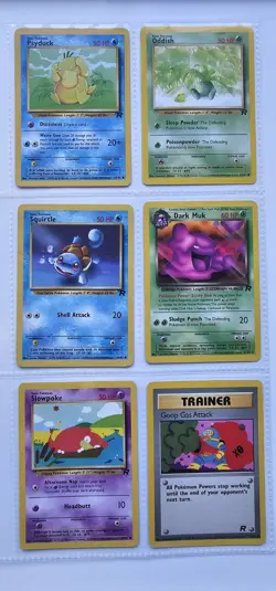 WOTC Pokemon TCG - Team Rocket - 6 Card Lot - Image 1