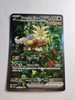 Gouging Fire EX 204/162SV05: Temporal Forces Holo Card Special Illustration Rare - Image 1