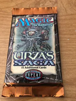 Magic The Gathering Urza's Saga Booster Pack Factory sealed 742818060110 - Image 1