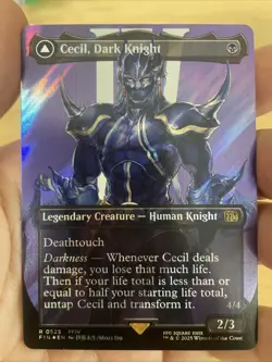 Cecil, Dark Knight (Borderless) (Surge Foil) Final Fantasy Foil - Image 1