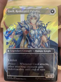 Cecil, Dark Knight (Borderless) (Surge Foil) Final Fantasy Foil - Image 2
