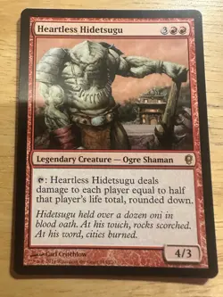 1x HEARTLESS HIDETSUGU - Conspiracy - MTG - NM - Magic the Gathering - Image 1