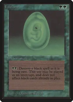 MTG Lifeforce Beta Magic the Gathering - Image 1