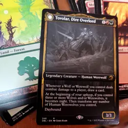 COMMANDER DECK Magic MTG Twilight Midnight WEREWOLVES WOLF Tribal Greyscale Rare - Image 1