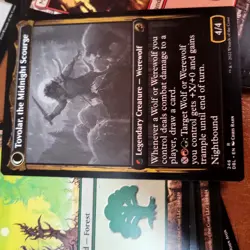 COMMANDER DECK Magic MTG Twilight Midnight WEREWOLVES WOLF Tribal Greyscale Rare - Image 2