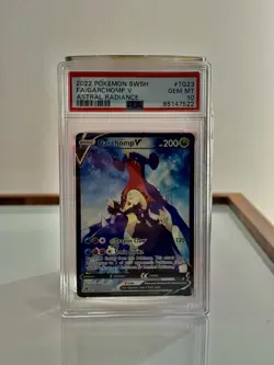 Garchomp V TG23/TG30 - Pokemon Astral Radiance PSA 10 Trainer Gallery FA - Image 1