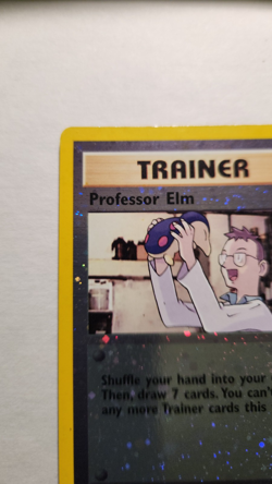 2002 Vintage Professor Elm #3- Best of Game Reverse Holo Promo - Pokemon TCG- LP - Image 5