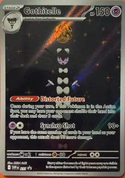 Pokemon TCG Gothitelle SVP 211 Black Star Promo White Flare - Image 1