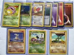 Pokemon 1st Edition Lot of 10 (Base Set, Jungle) 1999 TCG - Image 1