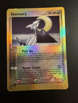 Pokemon TCG Skarmory 21/97 Reverse Holo 2003 EX Dragon - Image 1