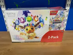 Pokemon TCG Prismatic Evolutions ETB Elite Trainer Box Booster Bundle * Damage* - Image 1