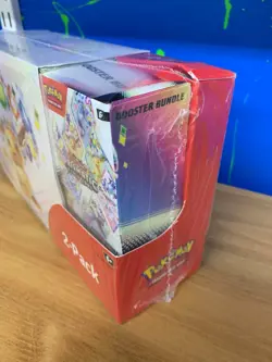 Pokemon TCG Prismatic Evolutions ETB Elite Trainer Box Booster Bundle * Damage* - Image 2