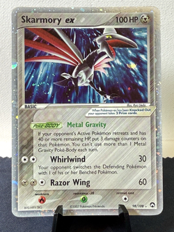Pokemon TCG: EX Power Keepers Skarmory ex 98/108 Ultra Rare LP+ Swirl - Image 1