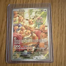 Pokemon TCG Eevee Illustration Rare Twilight Masquerade 188/167 - Image 1