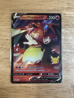 Lance's Charizard V SWSH133 Promo Celebrations Pokemon NM - Image 1